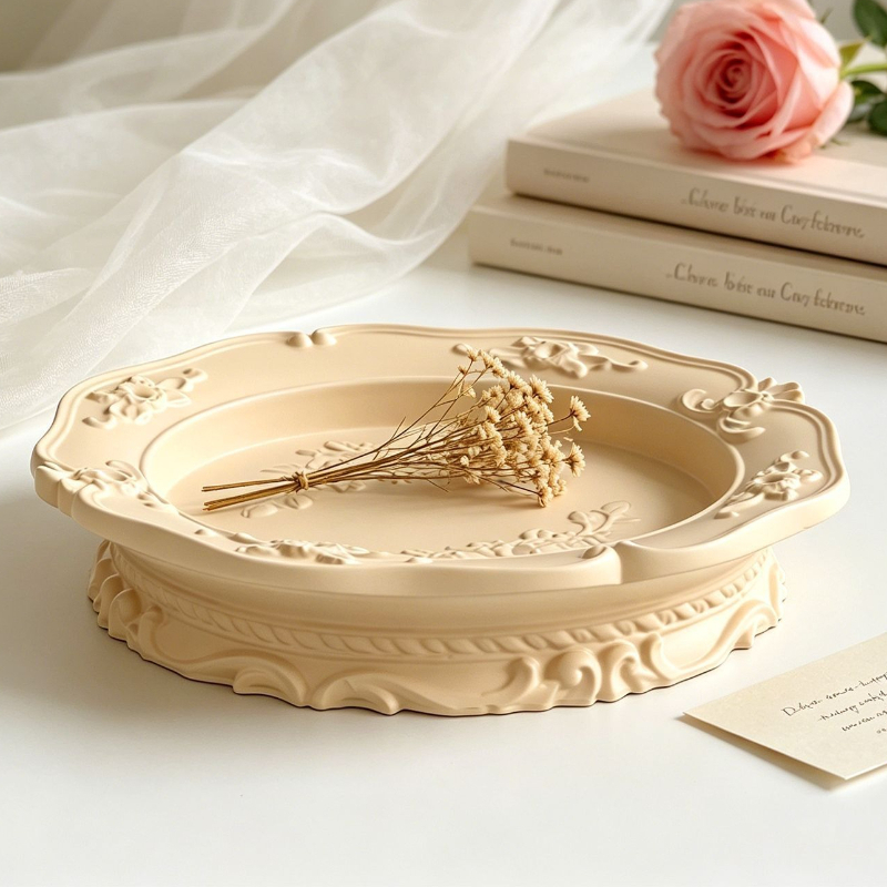 Soap Making Silicone Molds - Elegant Vintage Baroque Lace Silicone Mold,