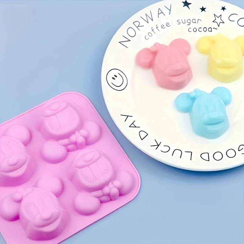 Soap Making Silicone Molds - 1pc Minnie cartoon mold, ideal for