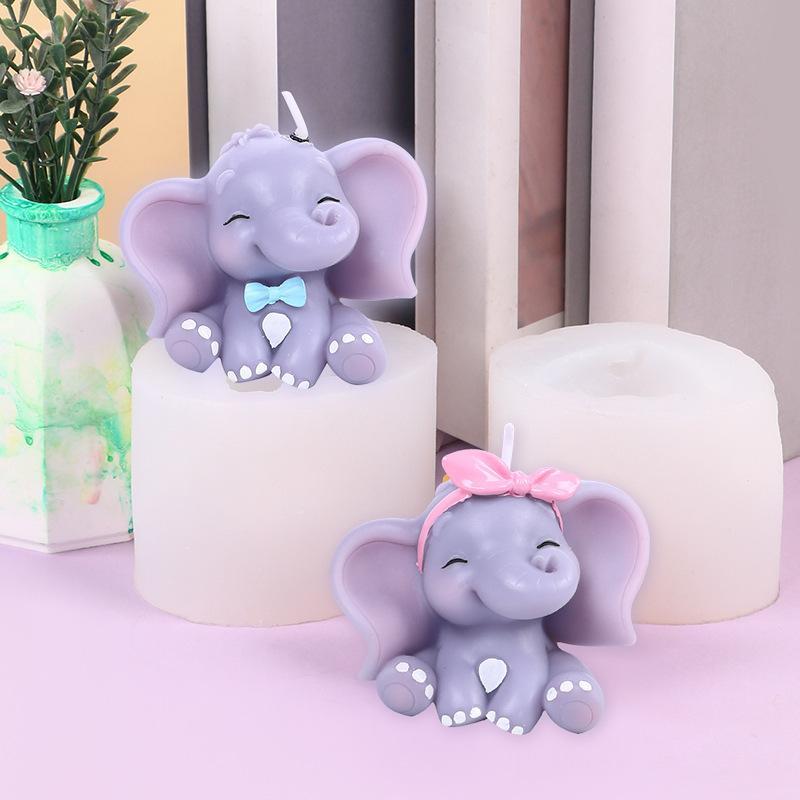 Cute 3D Elephant Silicone Cand - огляд і ціна Soap Making Silicone Molds