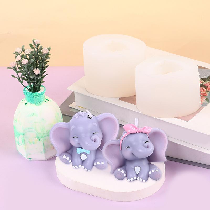 Cute 3D Elephant Silicone Cand - огляд і ціна Soap Making Silicone Molds