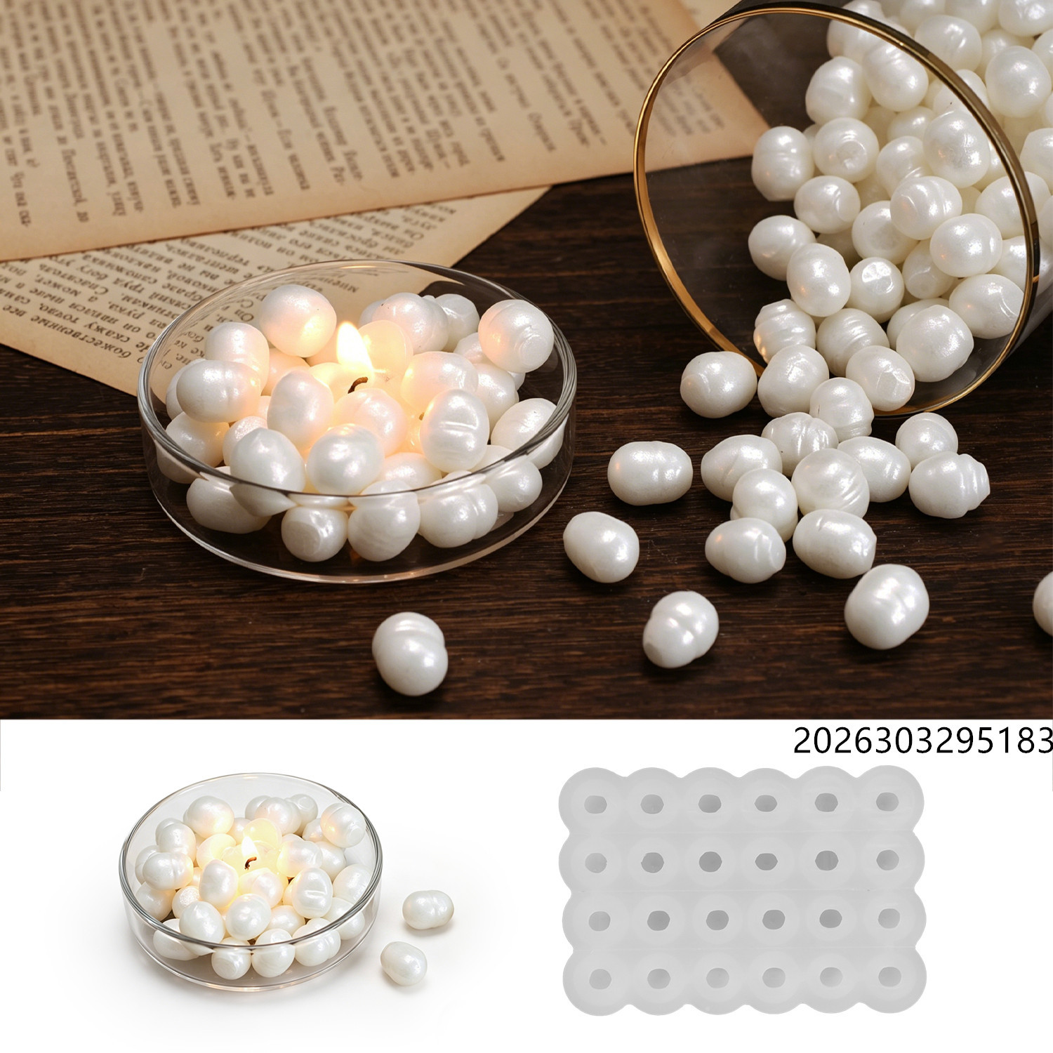 Healing Ocean Pearl Mirror Wax - огляд і ціна Soap Making Silicone Molds
