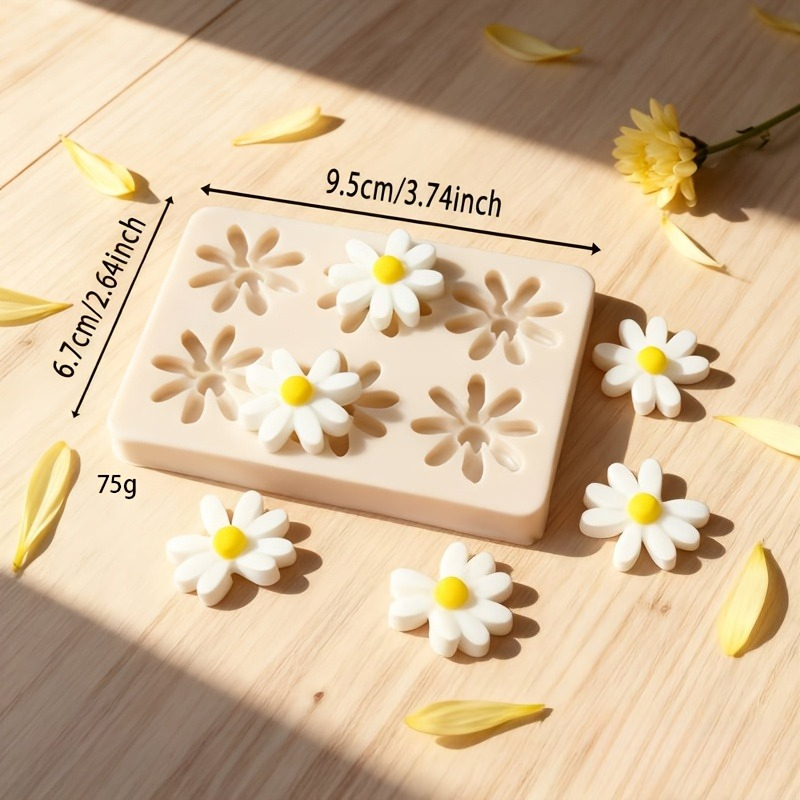 1pc 3D Daisy Sunflower Silicon - огляд і ціна Soap Making Silicone Molds