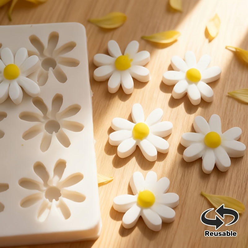 1pc 3D Daisy Sunflower Silicon - огляд і ціна Soap Making Silicone Molds