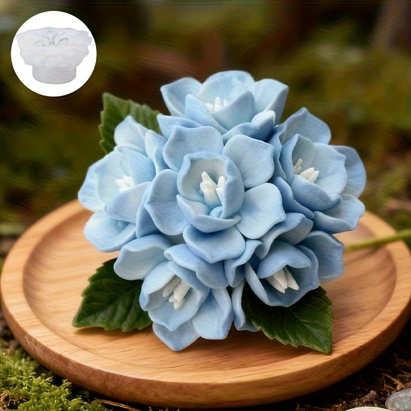 1 Hydrangea Candle Silicone Mo - огляд і ціна Soap Making Silicone Molds