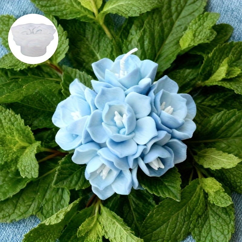 1 Hydrangea Candle Silicone Mo - огляд і ціна Soap Making Silicone Molds