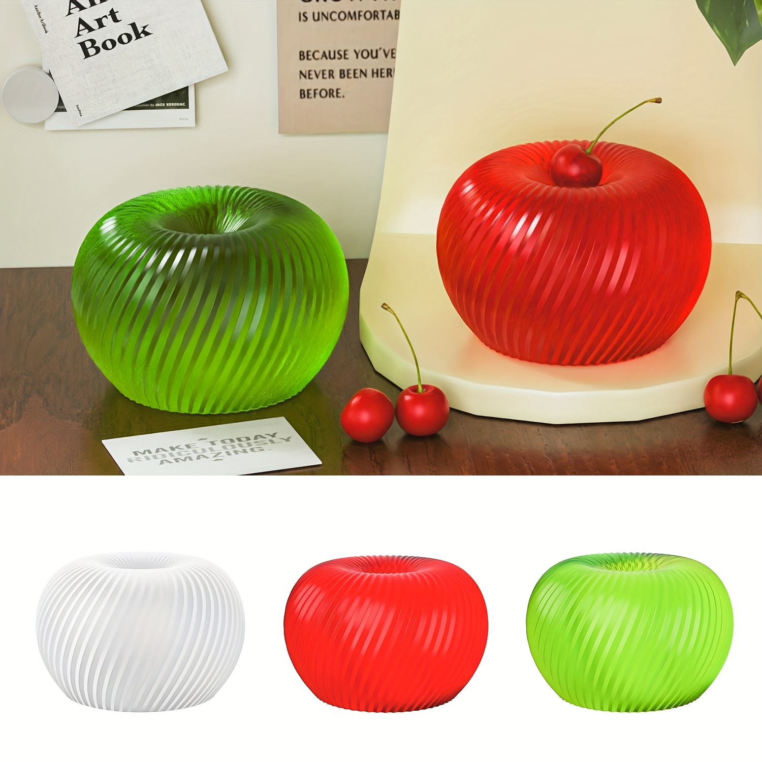 A trendy red apple silicone mo - огляд і ціна Soap Making Silicone Molds