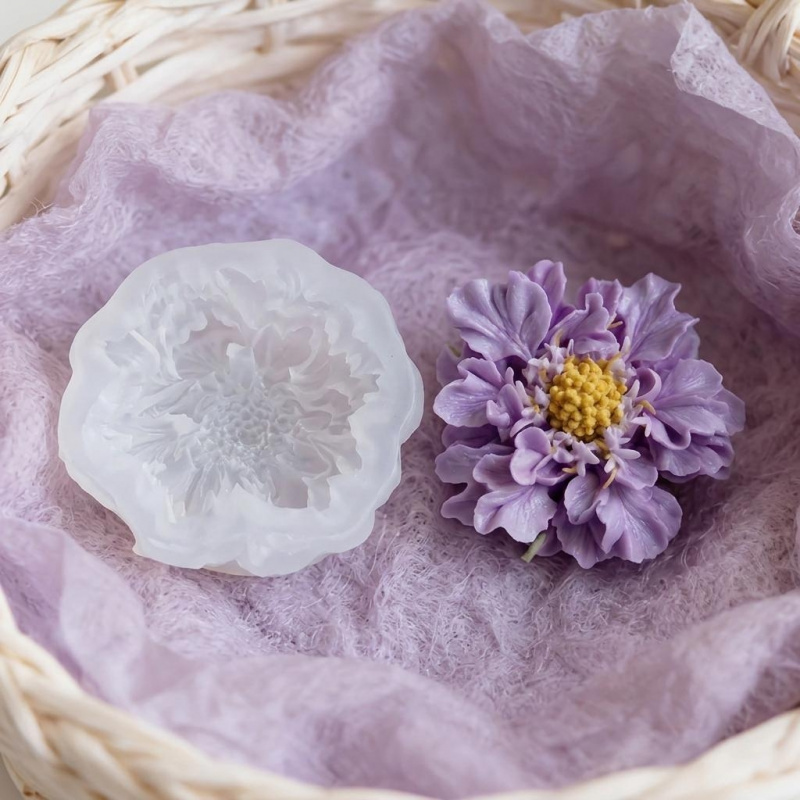 1 Dreamy Blue Potted Flower Si - огляд і ціна Soap Making Silicone Molds