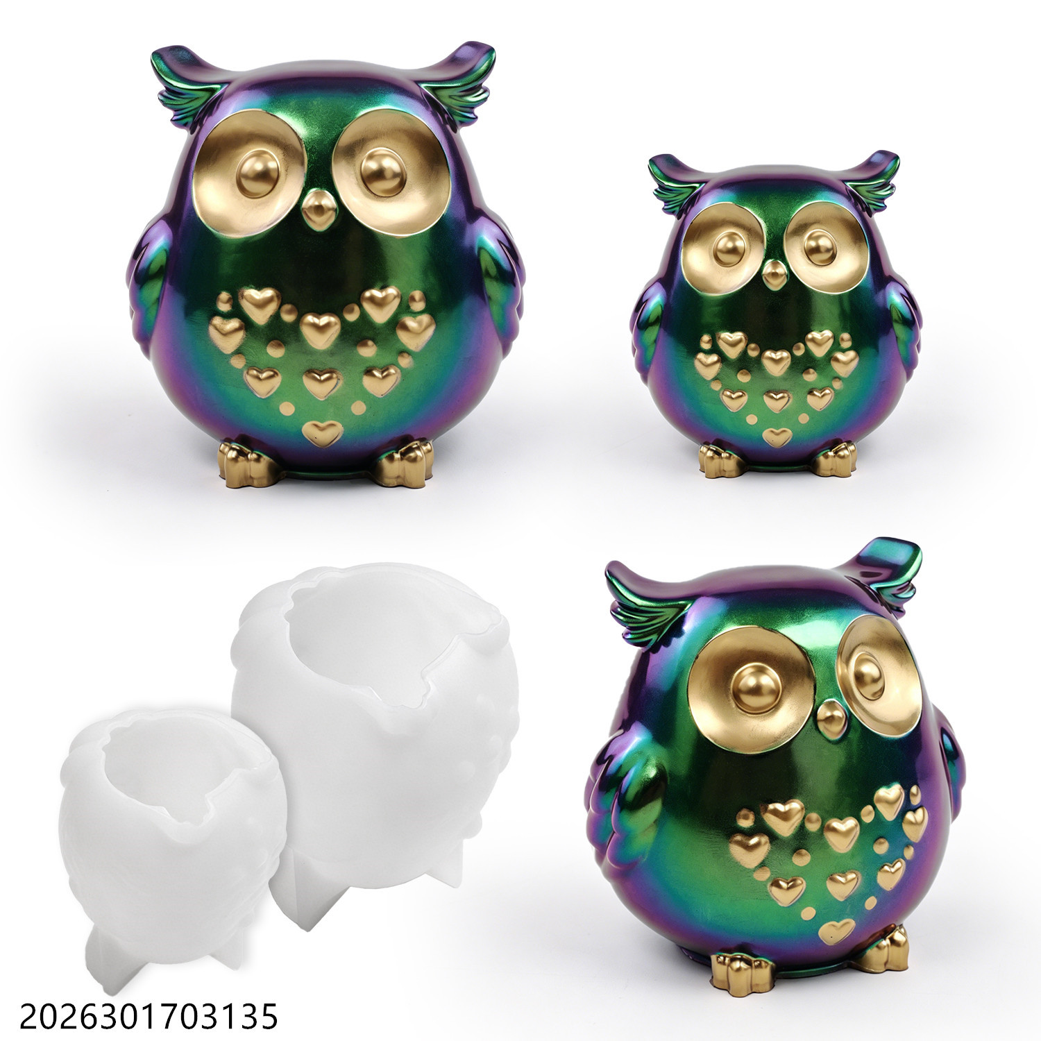 Owl Silicone Mold 3D Bird Shap - огляд і ціна Soap Making Silicone Molds